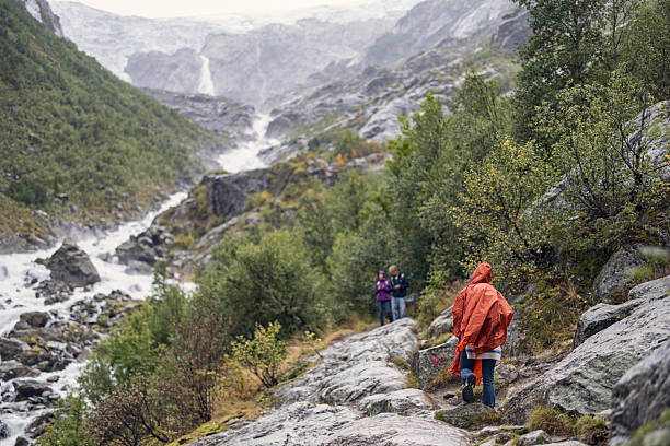 Briksdalsbreen is a glacier arm of Jostedalsbreen, and a lake, Briksdalsbre, Norway