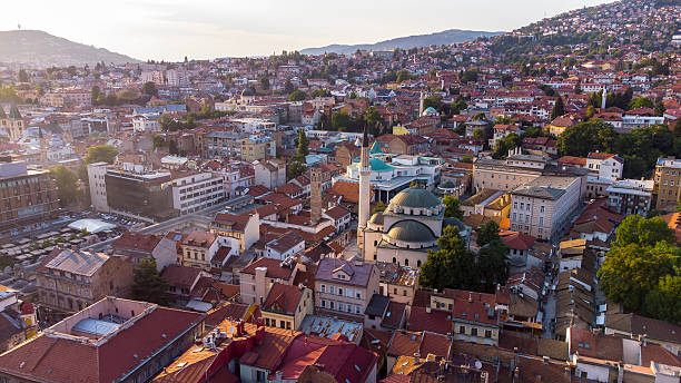 istock Aerial view on Sarajevo city 2232018581