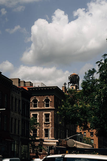 istock A cloudy day with a tall building in the background 2232030553