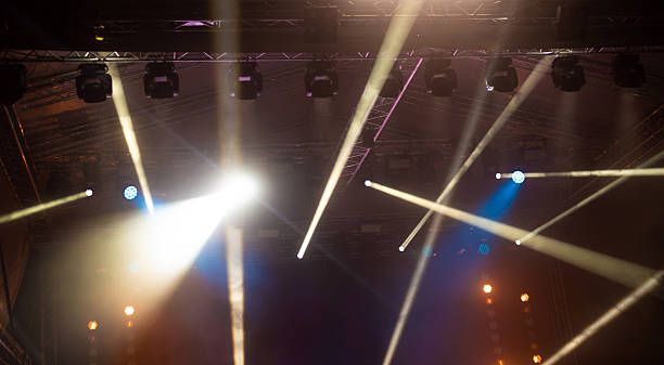 istock Professional stage lights on the concert 2232032867