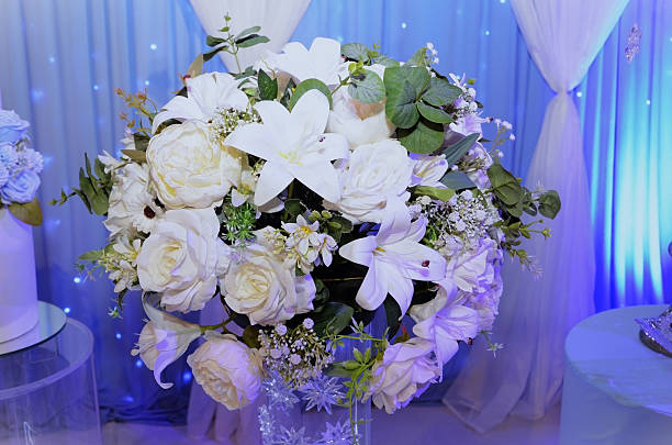 istock White flower arrangement for winter setting 2232047222