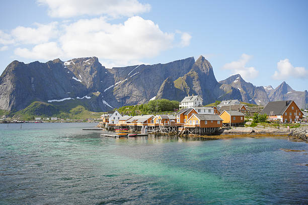 Harbour and traditional coastal buildings