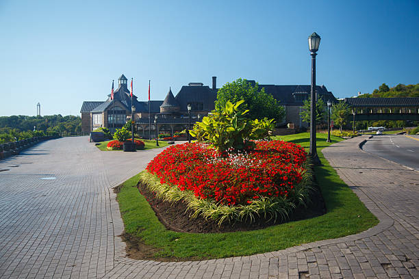 The entrance of MacEwan Terrace Garden and The Riverwood Conservancy, mississauga, Canada.