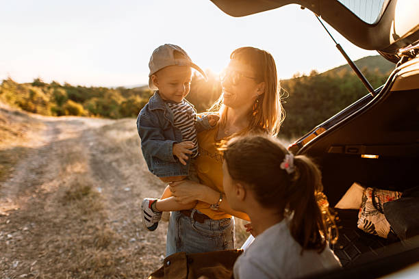 istock Family preparing for a walk in nature. 2232060909