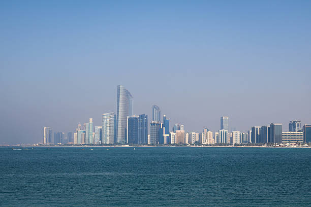 istock Modern Abu Dhabi skyline with high-rise towers 2232072082