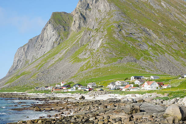 istock Mountain and traditional coastal buildings 2232074023