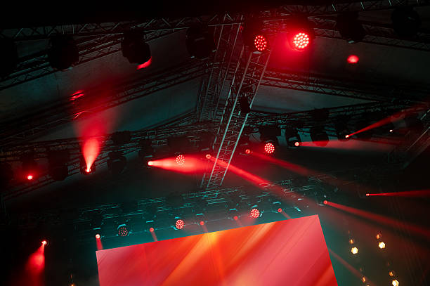 istock Professional stage lights on the concert 2232074188