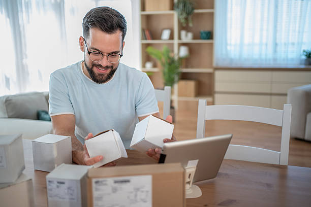 istock Small business owner comparing product packaging with online listing 2232074682