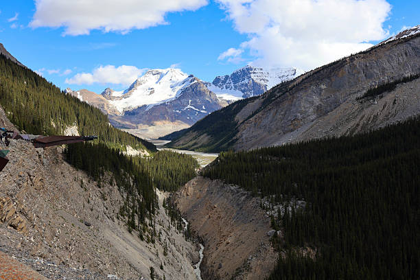 istock Columbia Icefield Skywalk glass bridge overlooking glaciers 2232075198