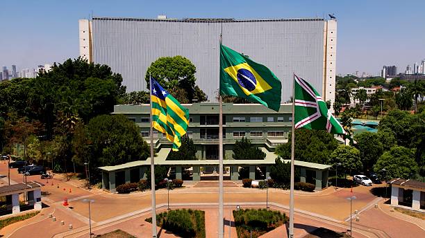 istock Government Office Building at Downtown Goiania Brazil. 2232077671