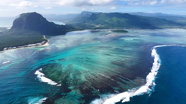 istock Underwater Waterfall At Le Morne Beach In Mauritius Island Mauritius. 2232078400