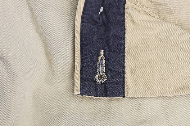 istock texture of buttonhole on black gray fabric 2232081353