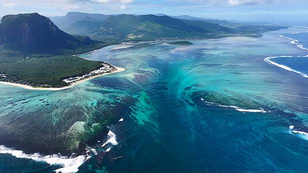 istock Underwater Waterfall At Le Morne In Mauritius Island Mauritius. 2232081699