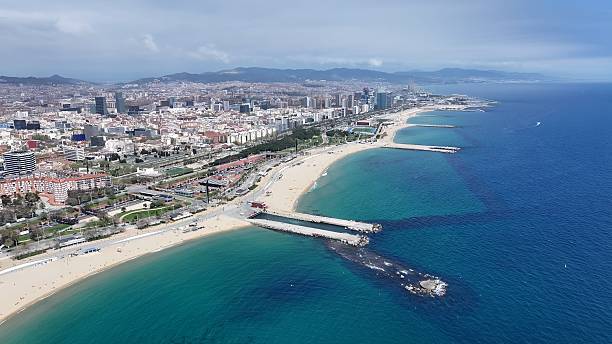 istock Barceloneta Beach At Barcelona In Catalonia Spain. 2232082592