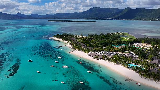istock Le Morne Beach At Port Louis In Mauritius Island Mauritius. 2232083429