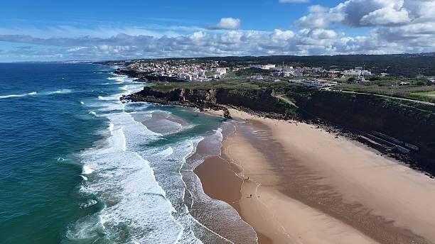 istock Big Beach At Sintra In Lisbon District Portugal. 2232083570