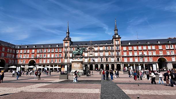 istock Scenic Mayor Square at Madrid Comunidad de Madrid Spain. 2232084595