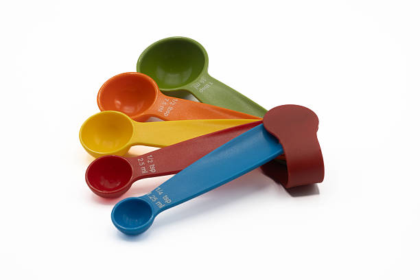 istock Multicolored measuring spoons for powders and liquids 2232086322