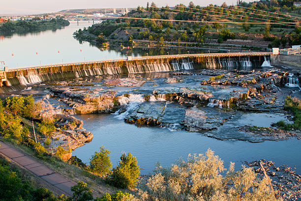 istock Cascading Water at Great Falls Montana 2232086709