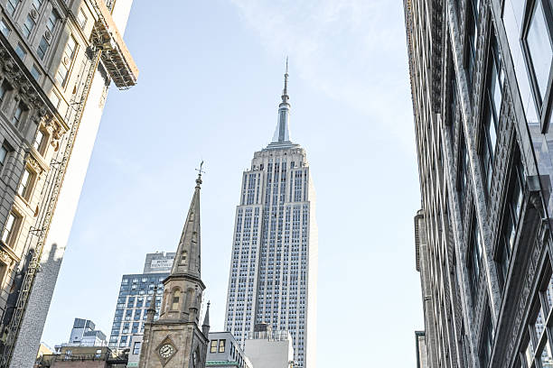 New York City, skyline view with Empire State Building