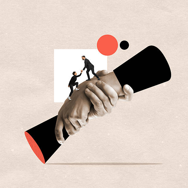 istock The concept of help and mutual assistance. 2232143431