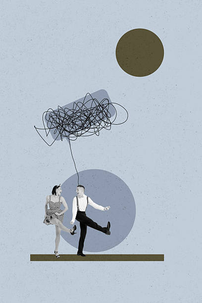 istock Collage with person surrounded by message bubbles symbolizing chatting communication online interaction business 2232144386