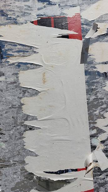 istock Torn and ripped street poster background 2232156881