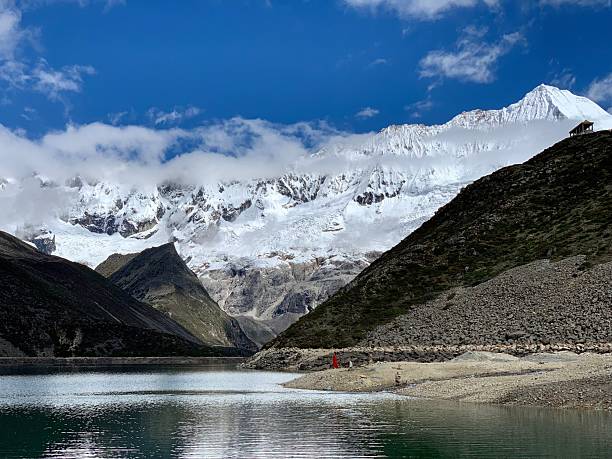 istock Mountain reflections in a Tibetan highland lake 2232164114