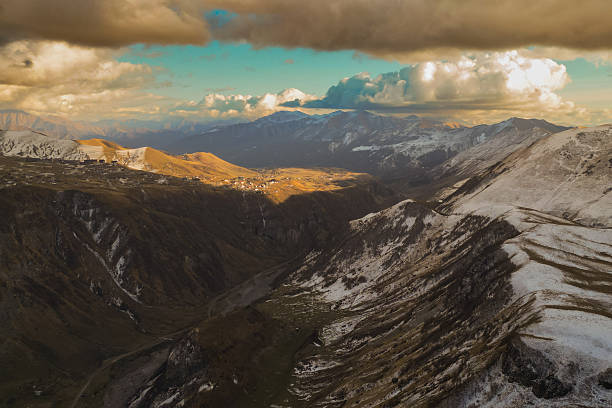 istock Caucasus Mountains Radiating Sunlight and Majestic Charm 2232168459