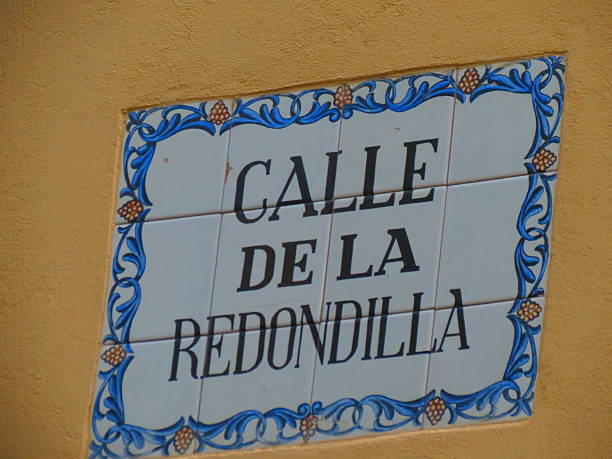istock Road signs in Spain , Madrid 2232169376