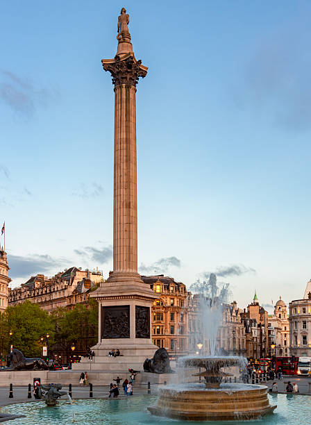 istock Nelson's column on Trafalgar square at sunset, London, UK 2232177848