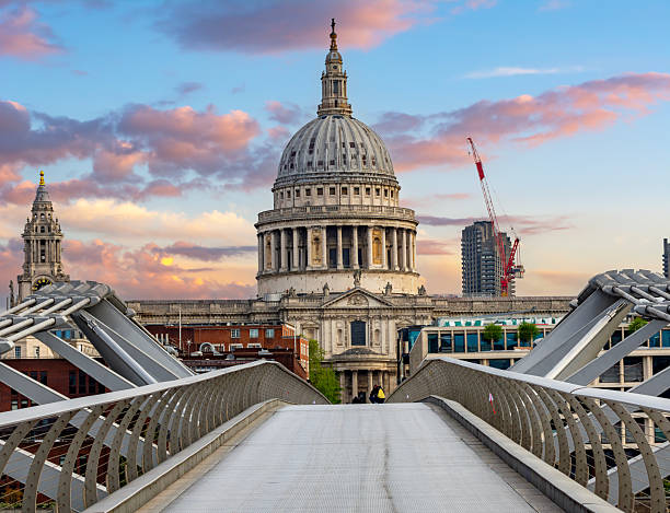istock St. Paul's cathedral seen from Millennium bridge, London, UK 2232178387