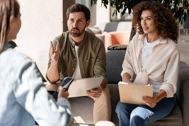 istock Colleagues discussing during a business meeting 2232180022
