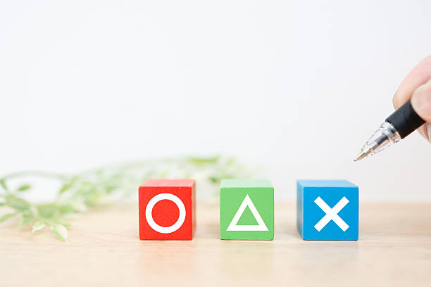 istock Circle, cross, and triangle symbols 2232180757