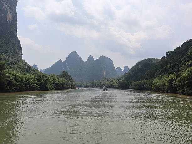 istock Serene Li River Meanders Through Lush Karst Landscape, Guilin, Guangxi, China 2232181099