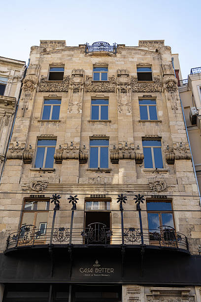Istanbul, Turkey - August 26, 2025: Casa Botter, a historic Art Nouveau style building located on Istiklal Avenue in Beyoğlu. Built in the early 20th century by architect Raimondo D’Aronco, the structure is one of the most iconic examples of European-influenced architecture in Istanbul.