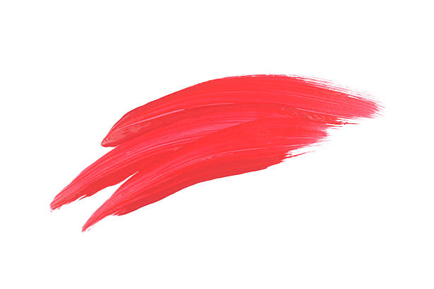 istock Red watercolor blush isolated on white background. 2232191166