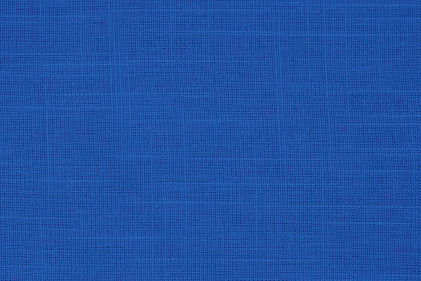 istock Dark blue linen fabric cloth texture for background, natural textile pattern. 2232191952