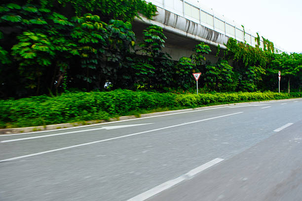 Highways in the city, background image, blank space, roads