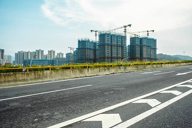 Highways in the city, background image, blank space, roads