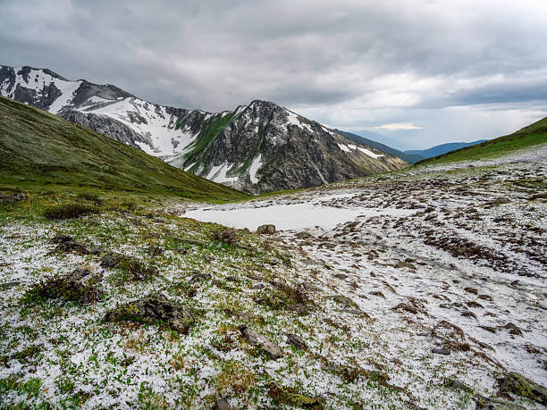 istock Amazing mountain scenery in changeable weather 2232195007