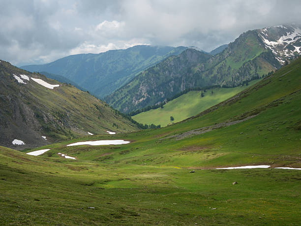 istock Green mountain valley, highlands in summer 2232197224