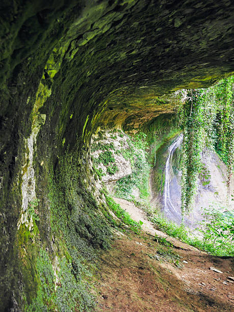 istock Great Baryal or Machar waterfall in Abkhazia 2232197860
