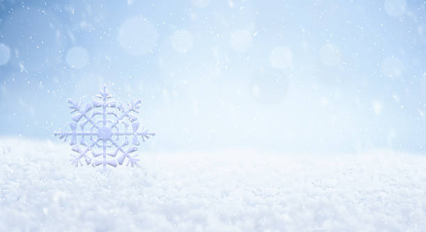 istock Winter snow background.Snowflake Closeup. 2232199762