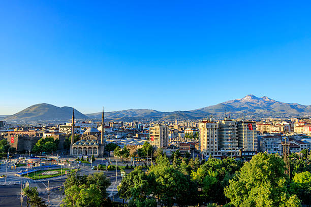 istock Kayseri Cityscape and Mount Erciyes, Turkey 2232205896