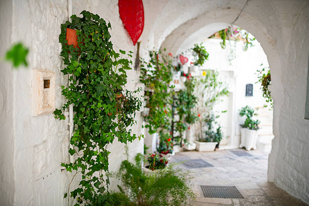 Architecture in Cisternino, Apulia, Italy