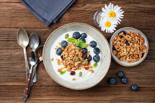 istock Yogurt with muesli and blueberries 2232212916