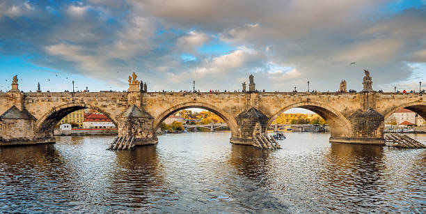 Charles Bridge seen from the water
