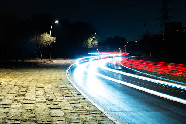 istock “Night Light Trails on Curved Road in Riyadh, Saudi Arabia” 2232236448
