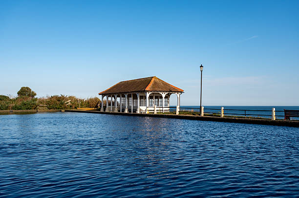 istock Sheringham boating lake and hut 2232243948